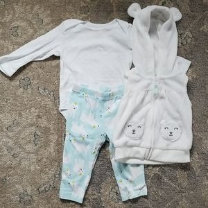 Carter's Polar Bear Queen Set, 9 Months